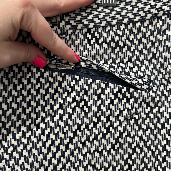 Gap Ankle length blue and white pants - Picture 8 of 8